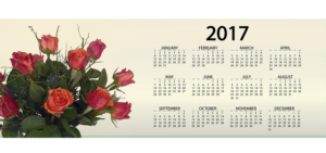 2017年カレンダー